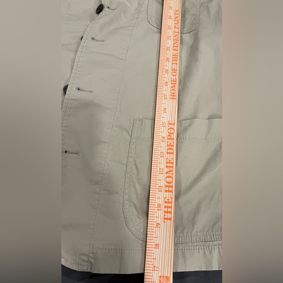 Banana Republic Men’s Khaki Casual Jacket, Oversized Button Down Front; Size 46 - Picture 7 of 7